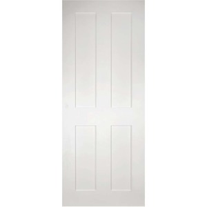 Eton White Primed Fire Door (FD30)